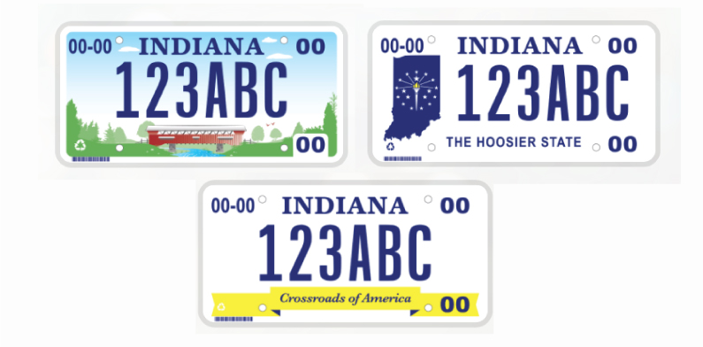 Indiana License Plate Design