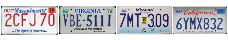 US License Plate Design