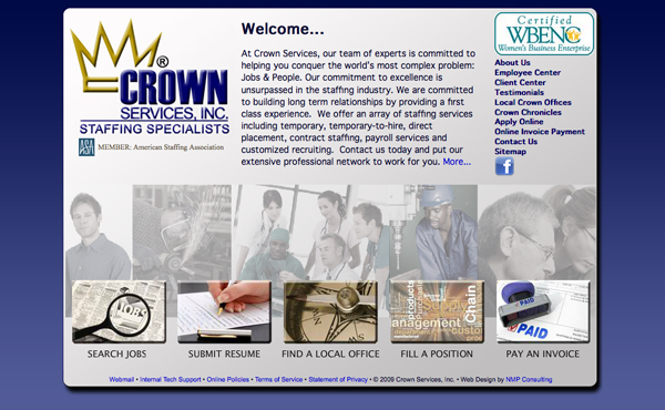 Old Crown Services Website