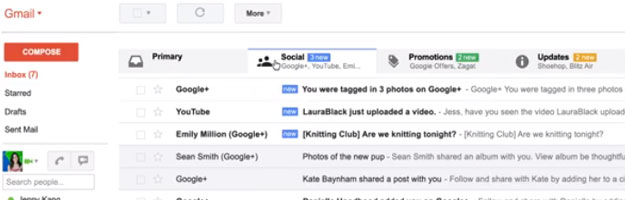 Gmail-Tabs