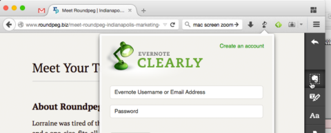 evernote sign in to another account