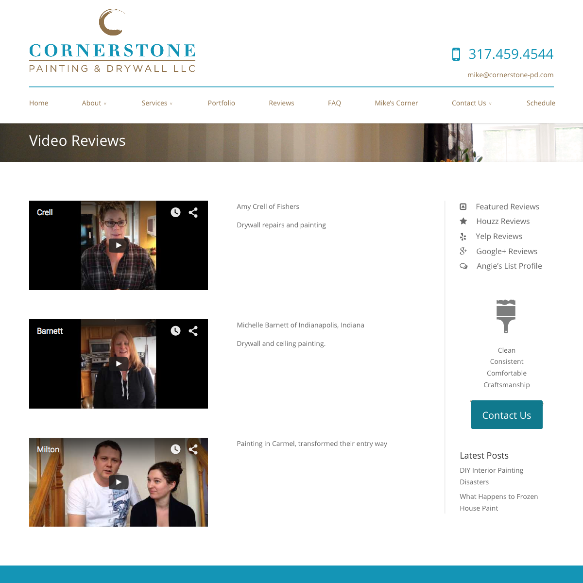 cornerstone painting video reviews