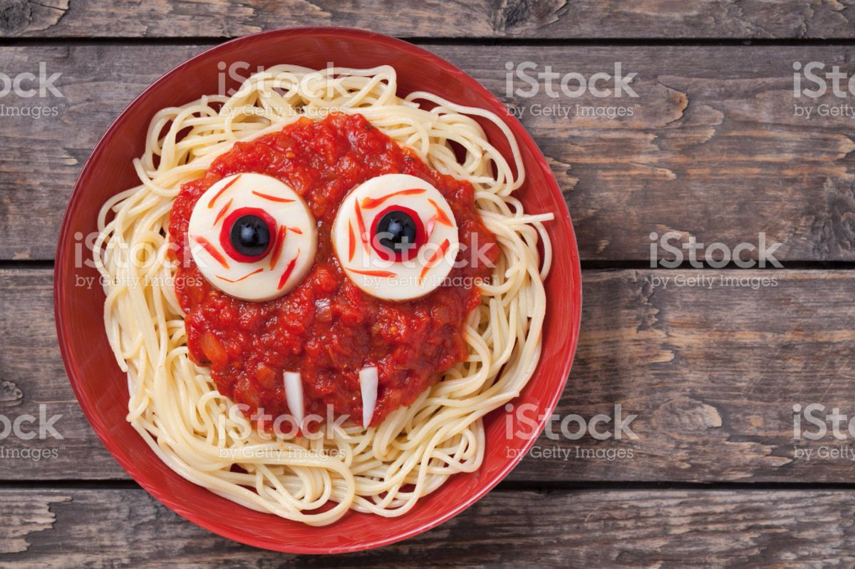 weird stock photos - spaghetti face
