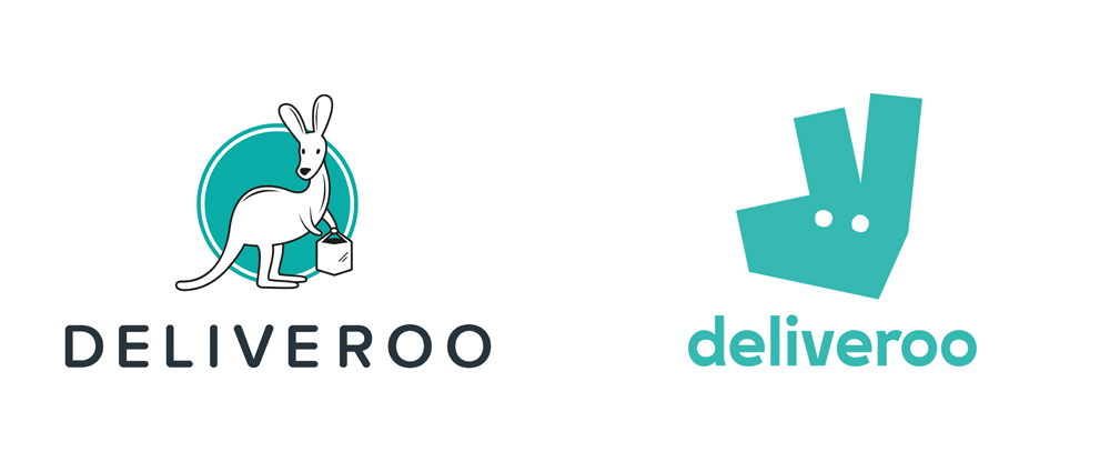 deliveroo logo before after