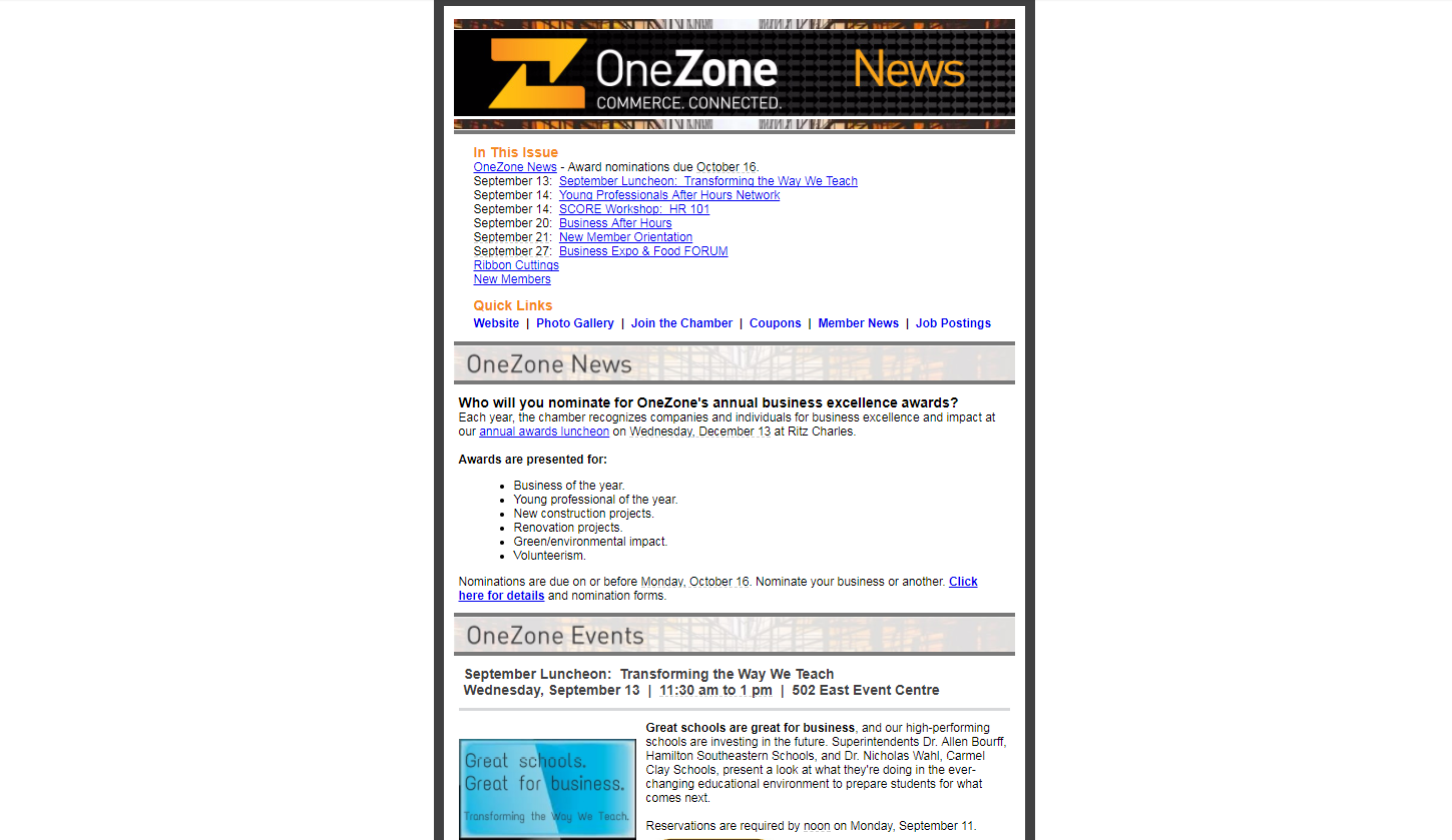 onezone email