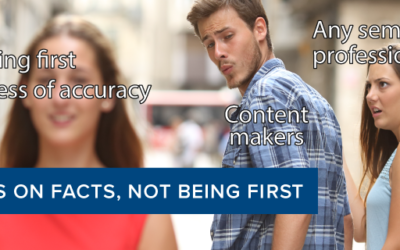 Focus on Facts, Not Being First