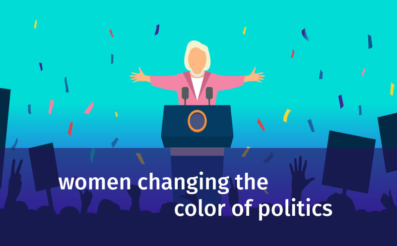 Women changing color in politics pt 2