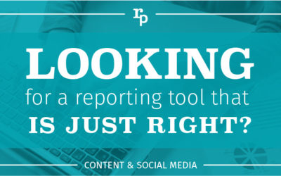 Looking for a Reporting Tool that is JUST RIGHT