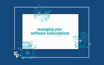 Managing Your Software Subscriptions