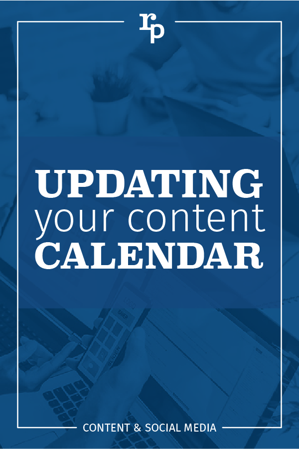 RP 2020 social share updating your content calendar content2 pin blue