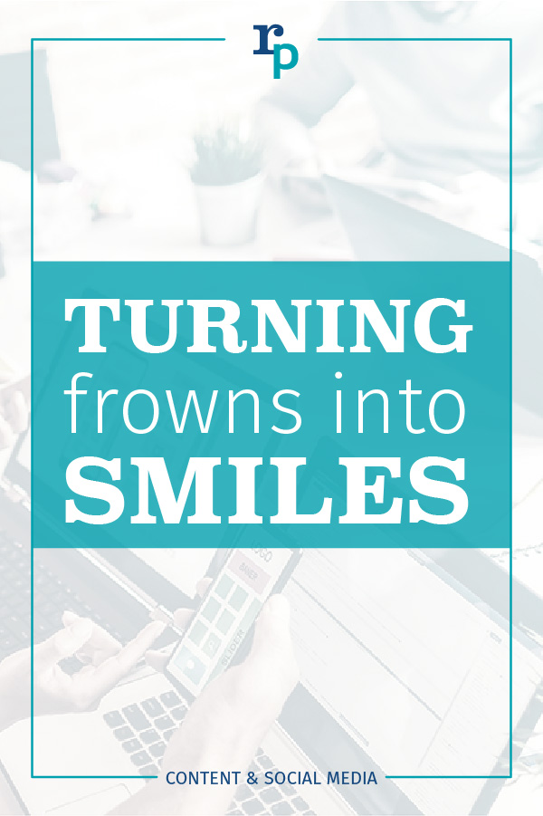 RP 2020 social share master turning frowns into smiles pin teal