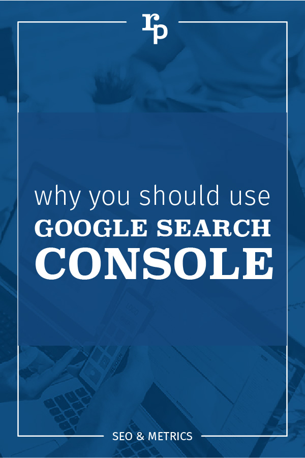 RP 2020 social share google search console seo and metrics pin blue