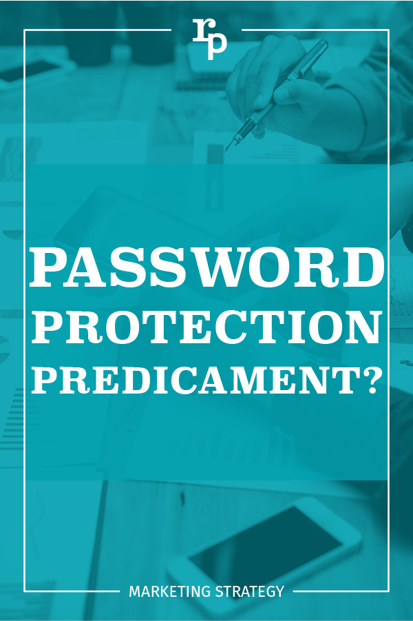password protection predicament strategy2 pin teal