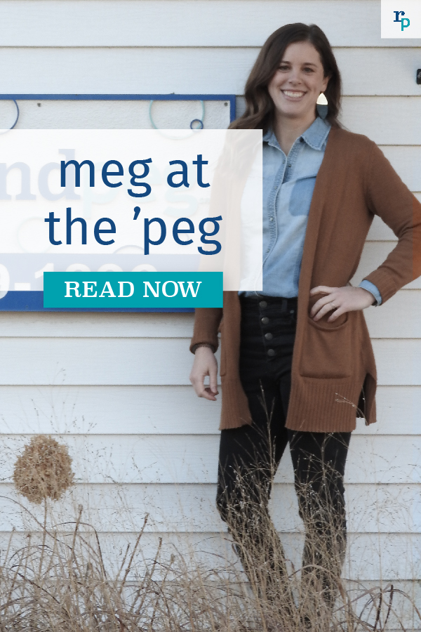 Meg at the peg pin new