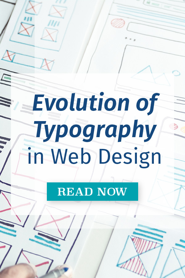 evolution of typography pin