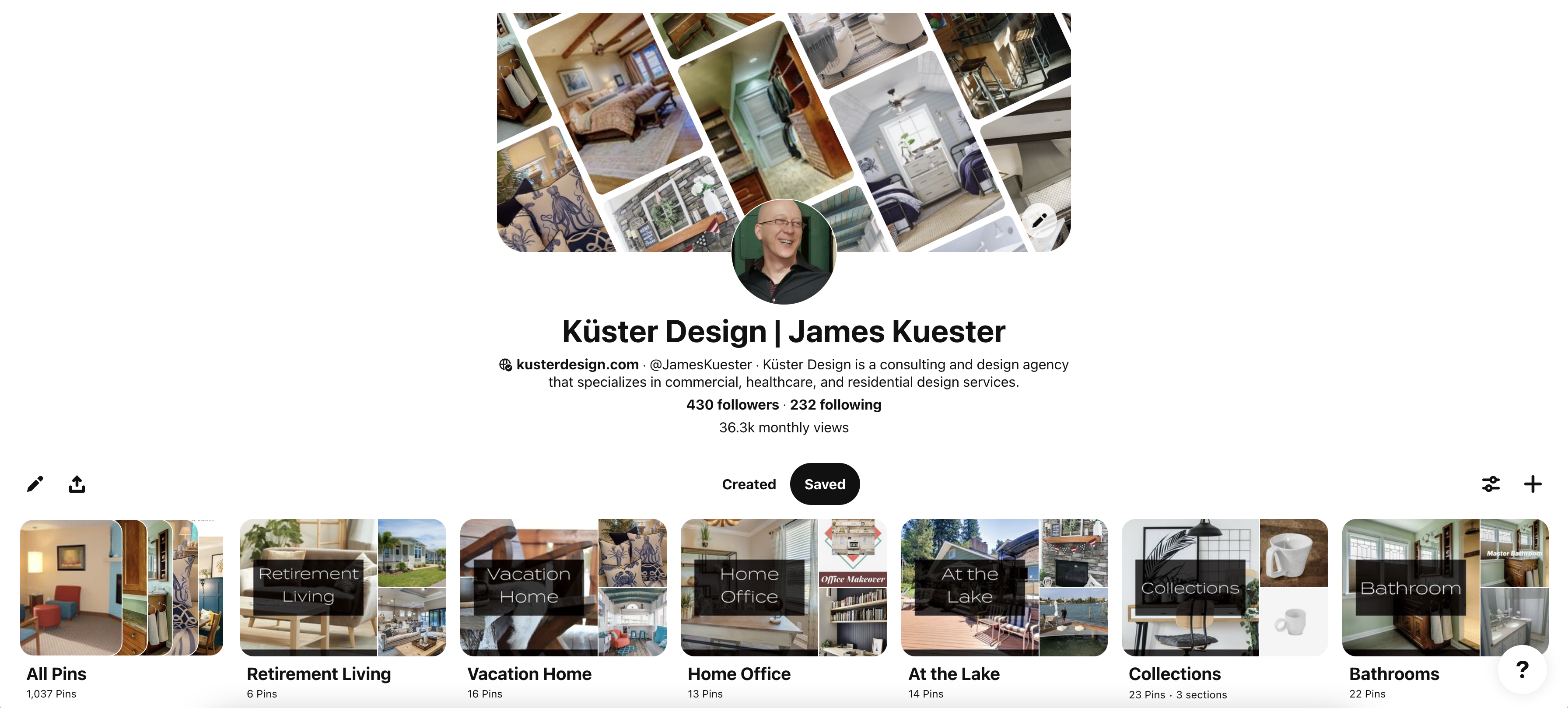Küster Design Pinterest Growth