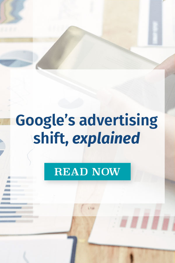 google advertising shift pin